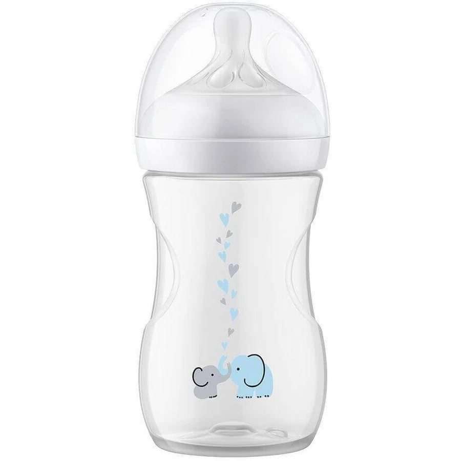 Philips Avent Faa Natural Response с клапаном AirFree 260 мл, 1м+ слоненок: цены и характеристики