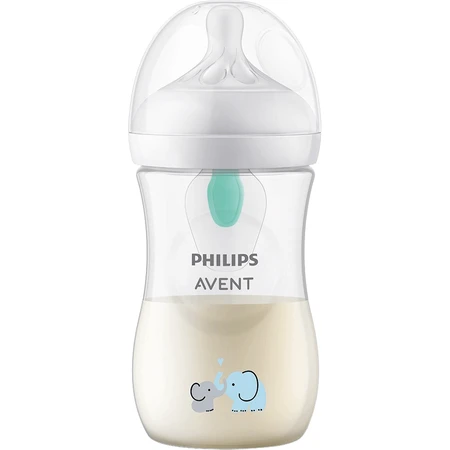 Philips Avent Faa Natural Response с клапаном AirFree 260 мл, 1м+ слоненок: цены и характеристики