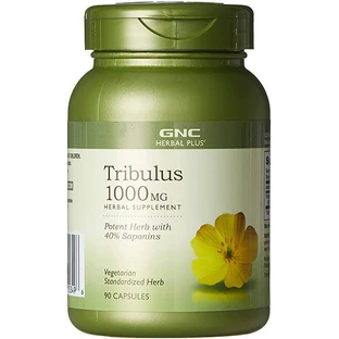 Трибулус 1000 мг Гербал Плюс (180022), 90 капсул, GNC