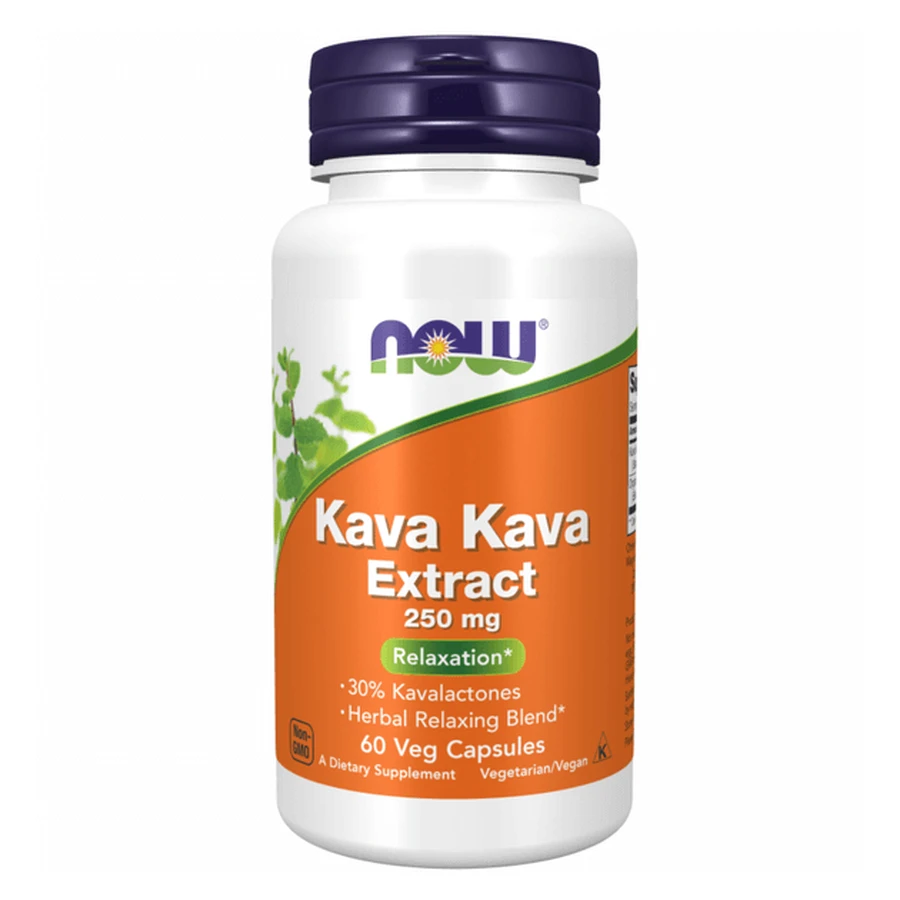 Екстракт Кава Кава Now Foods Kava Kava Extract 250 мг, 60 вегетаріанських капсул: ціни та характеристики
