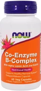 Витамины группы В, комплекс, Coenzyme B-Complex, Now Foods, 60 вегетарианских капсул