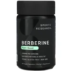 Берберін, Berberine, Sports Research, 1000 мг, 60 рослинних капсул (500 мг у капсулі): ціни та характеристики