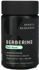 Берберин, Berberine, Sports Research, 1000 мг, 60 растительных капсул (500 мг в капсуле)