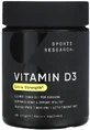 Вітамін D3 з кокосовим маслом, Vitamin D3, Sports Research, 125 мкг (5000 МО), 360 гелевих капсул