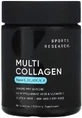 Мульті Колаген, Multi Collagen, Sports Research, комплекс, 1600 мг, 90 капсул