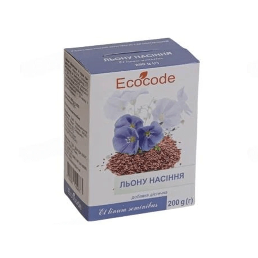 Льону насіння Ecocode, 200 г: ціни та характеристики