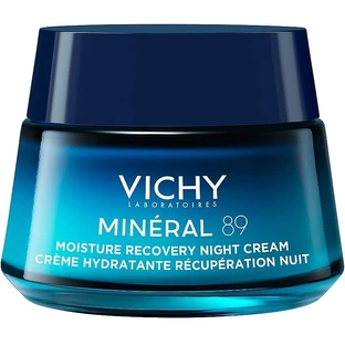 Крем для лица Vichy Mineral 89 ночной, восстанавливающий, увлажняющий для всех типов кожи с чистым мелатонином, 50 мл