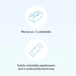 Multilac Junior Synbiotics, шоколадные конфеты, 20 штук ДЕФЕКТИРОВАННАЯ УПАКОВКА: цены и характеристики