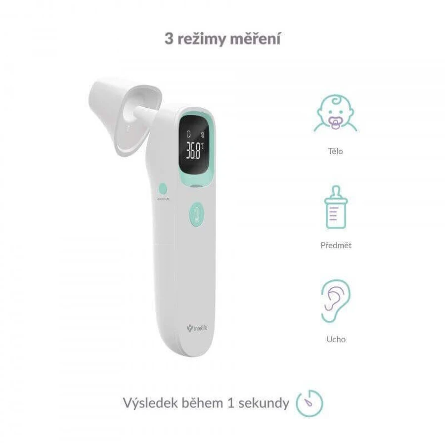 Бесконтактный медицинский термометр TrueLife Care Q9: цены и характеристики