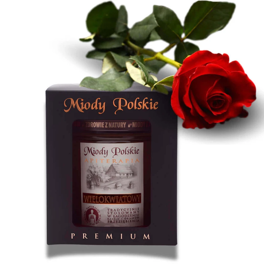 Miody Polskie, многоцветковый мед премиум-класса, 400 г: цены и характеристики