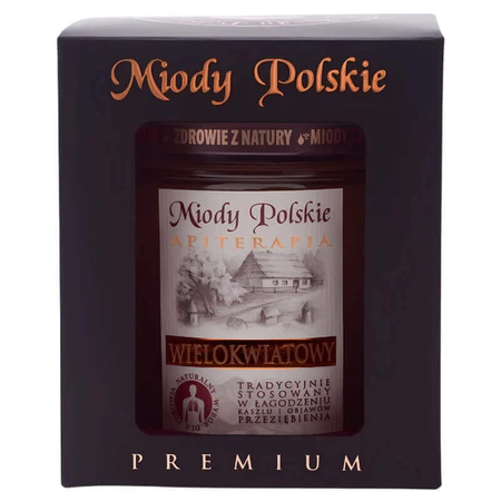 Miody Polskie, многоцветковый мед премиум-класса, 400 г: цены и характеристики