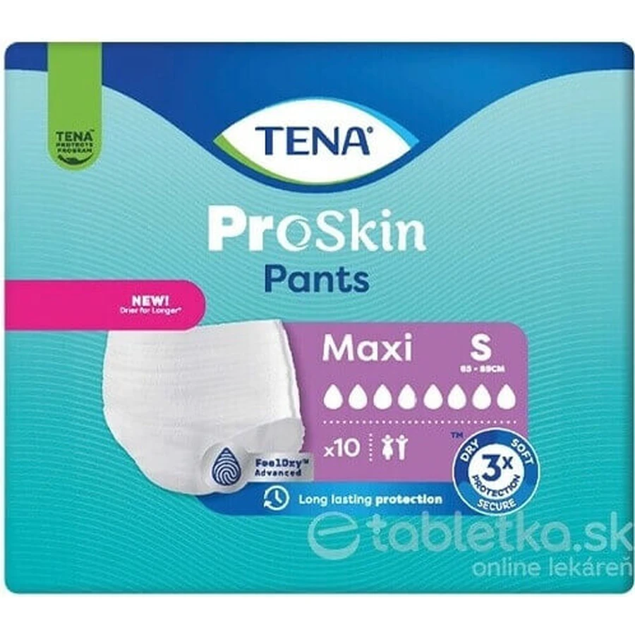 TENA PANTS MAXI S 10KS 1×10 шт, трусики від нетримання: ціни та характеристики