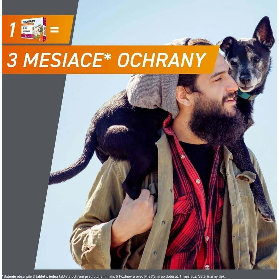 ФРОНТПРО® антипаразитарные таблетки для собак (2-4 кг) 1×3 табл, антипаразитарные таблетки: цены и характеристики