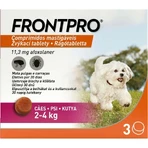ФРОНТПРО® антипаразитарные таблетки для собак (2-4 кг) 1×3 табл, антипаразитарные таблетки: цены и характеристики