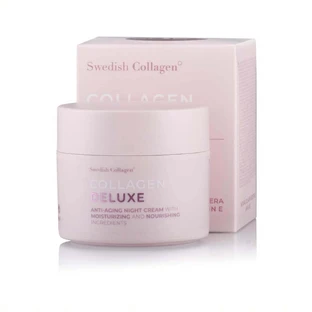 Антивозрастной ночной крем с ретинолом Collagen Deluxe, 50 мл, Шведский коллаген