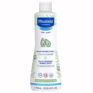 Мультисенсорна піна для ванни Mustela для немовлят та дітей, 750 мл
