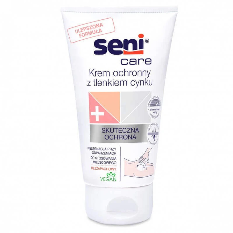 Seni Care, защитный крем с оксидом цинка, 100 мл: цены и характеристики