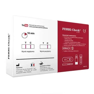 LabHome Ferri-Check, анализ крови на дефицит эллазы, диагностика анемии, 1 шт.