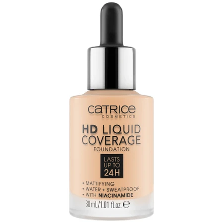 Рідка тональна основа Catrice HD 24H, відтінок 005 Ivory Beige, 30 мл.: ціни та характеристики