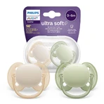 Avent Ultra Soft, пустушка, силіконова, симетрична, унісекс, SCF091/05, 0-6 місяців, 2 шт.: ціни та характеристики