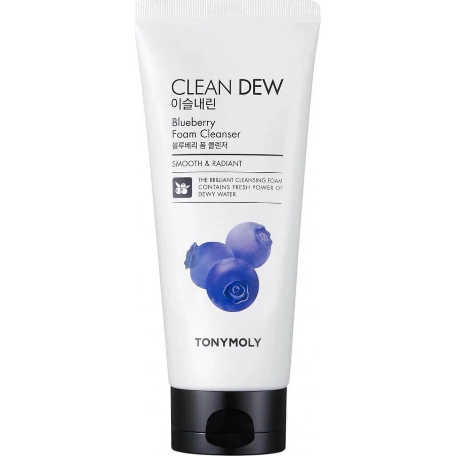 Пінка для вмивання з чорницею Tony Moly Clean Dew Лохина 180 мл 1×180 мл: ціни та характеристики
