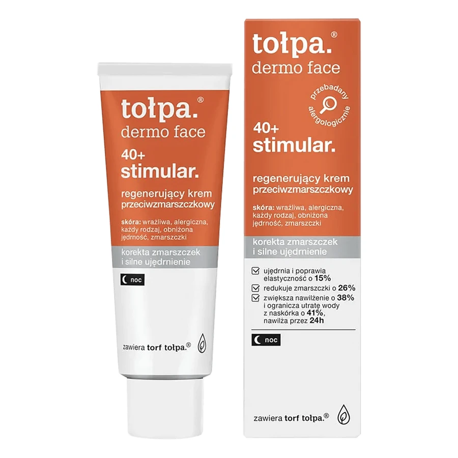 Topa Dermo Face, Stimular 40+, укрепляющий дневной крем против морщин, SPF 15, насыщенный, 40 мл: цены и характеристики