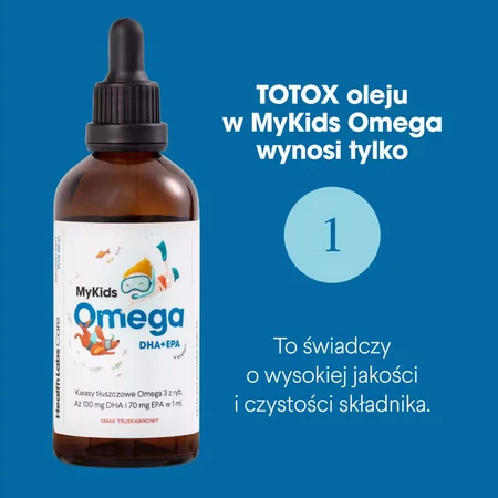 Health Labs MyKids Omega DHA+EPA, капли для детей от 3 лет, со вкусом клубники, 100 мл: цены и характеристики