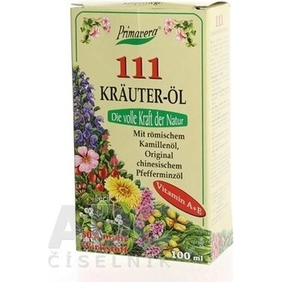 PRIMAVERA 111 KRÄUTER-ÖL 1×100 мл, травяное масло: цены и характеристики
