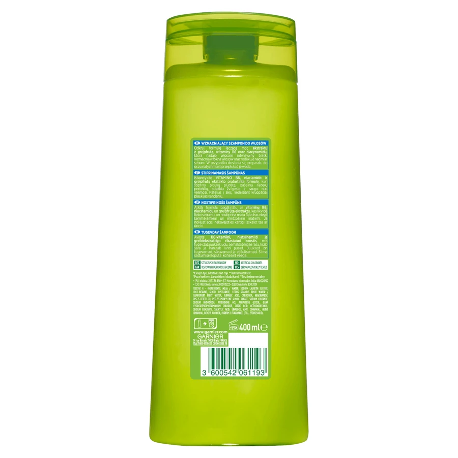 Garnier Fructis Шампунь для сияния 2 в 1, 400 мл: цены и характеристики