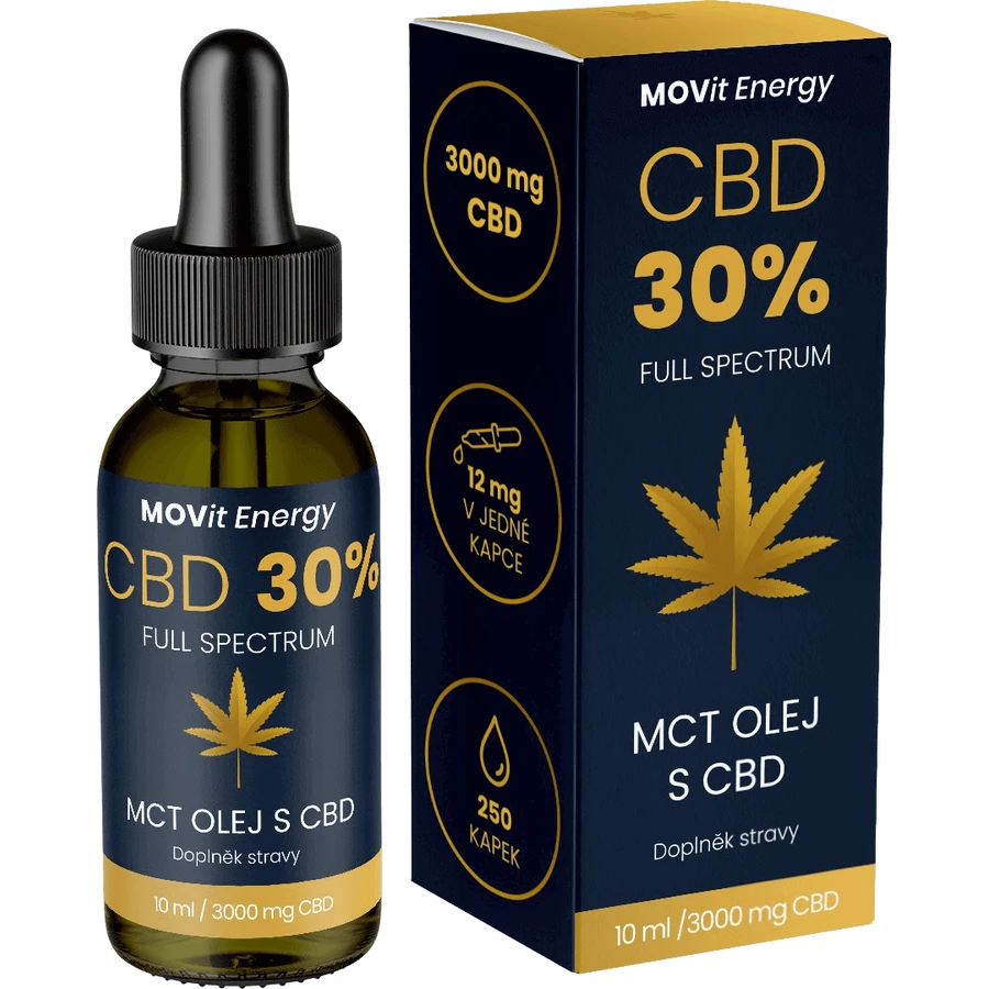 MOVit Energy CBD 30% Full Spectrum MCT oil 10 мл: цены и характеристики