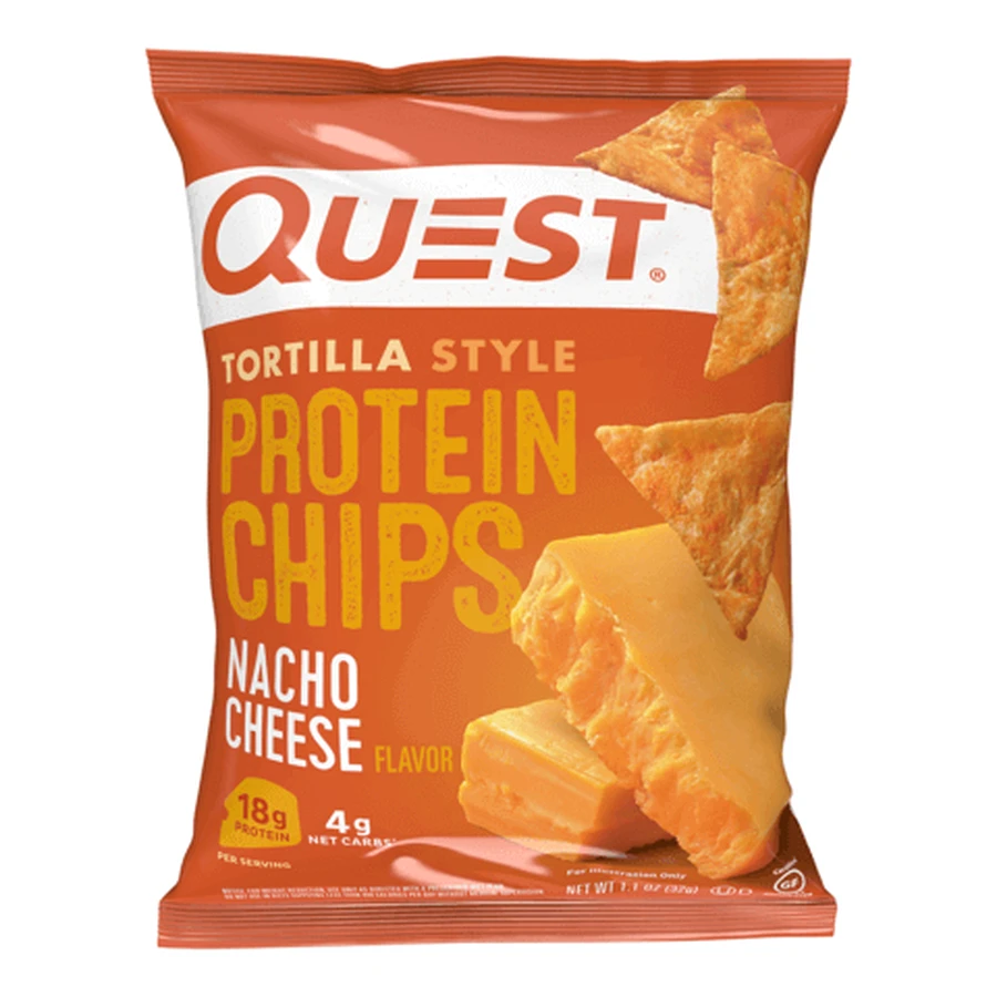 Quest Tortilla Style Protein Chips, чипсы Тортилья, со вкусом сыра Начо, 32 г.: цены и характеристики