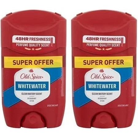 Old Spice Whitewater твердий дезодорант для чоловіків 2х50 мл 2×50 мл, твердий дезодорант: ціни та характеристики