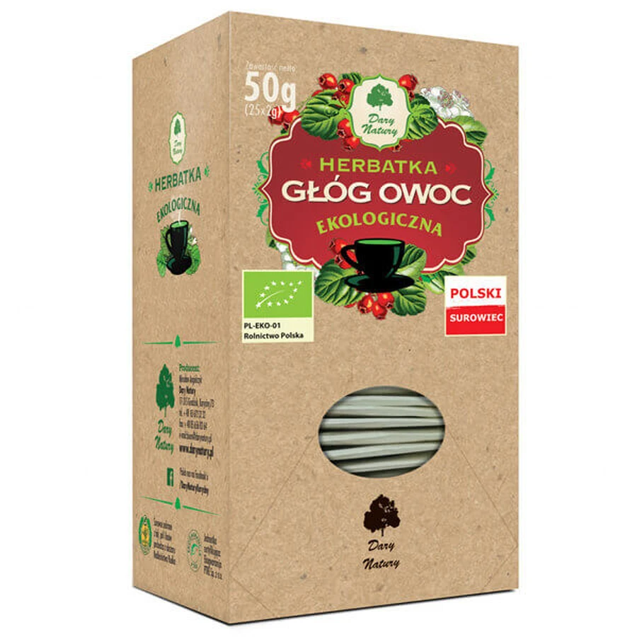 Dary Natury Góg owoc, органический чай, 2 г x 25 шт.: цены и характеристики