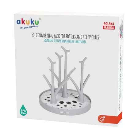 AKUKU, складная сушилка для бутылок и аксессуаров, 1 штука ДЕФЕКТИРОВАННАЯ УПАКОВКА: цены и характеристики