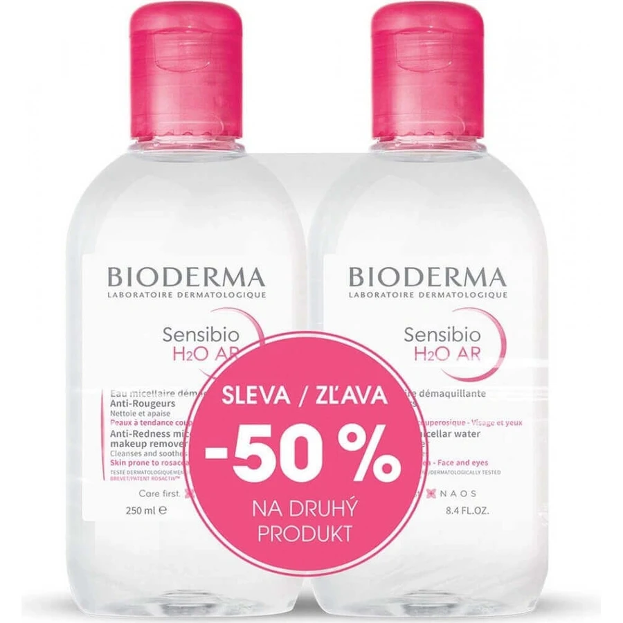 BIODERMA Sensibio H2O AR FESTIVAL 2×250 мл: ціни та характеристики