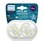 Avent Ultra Air Night, манекен, силіконовий, ортодонтичний, з темним обідком, унісекс, SCF376/01, після 18 місяців, 2 манекена: ціни та характеристики