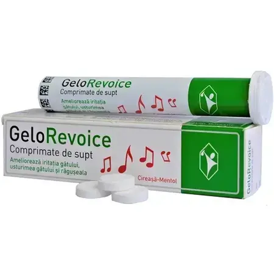 ГелоРевойс зі смаком вишня-ментол G.Phol Boskamp GeloRevoice, 20 пастилок: ціни та характеристики