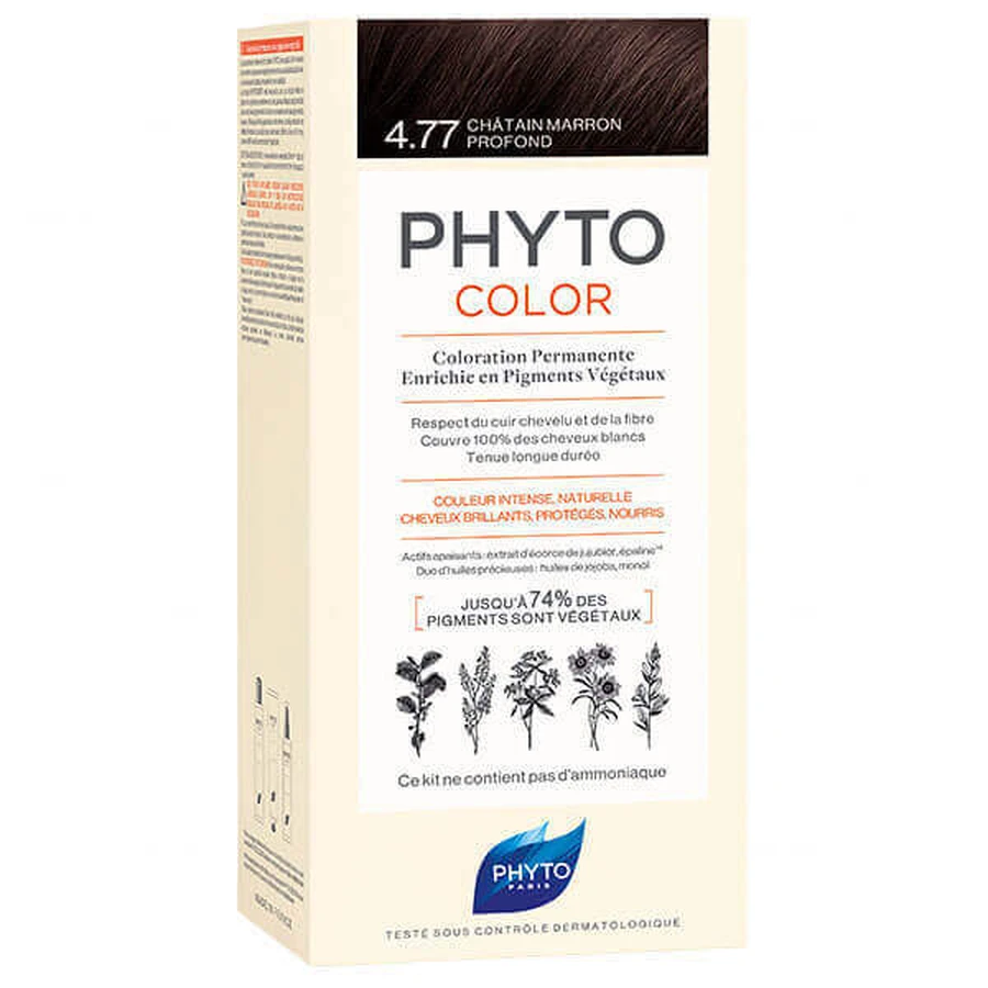 Phyto Color, восковая краска, 4,77 каштановый, 50 мл: цены и характеристики