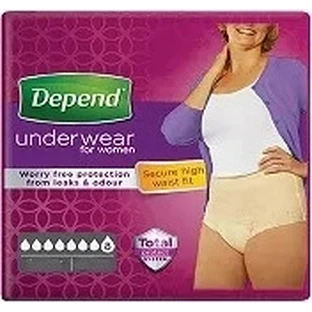 DEPEND SUPER S/M для женщин 1×10 шт, брюки-стрейч, обхват бедер 70-105 см