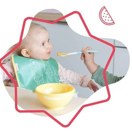 Badabulle Набор из 5 мисок с крышками, 3 лиики и 1 примесь: цены и характеристики