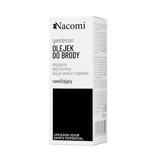 Nacomi Gentleman Увлажняющее масло для бороды и бородачей, 40 мл