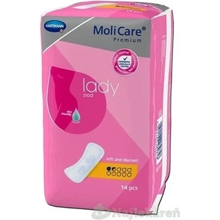 Hartmann MoliCare Premium жіночі прокладки 1,5 краплі 1×14 шт, прокладки від нетримання: ціни та характеристики