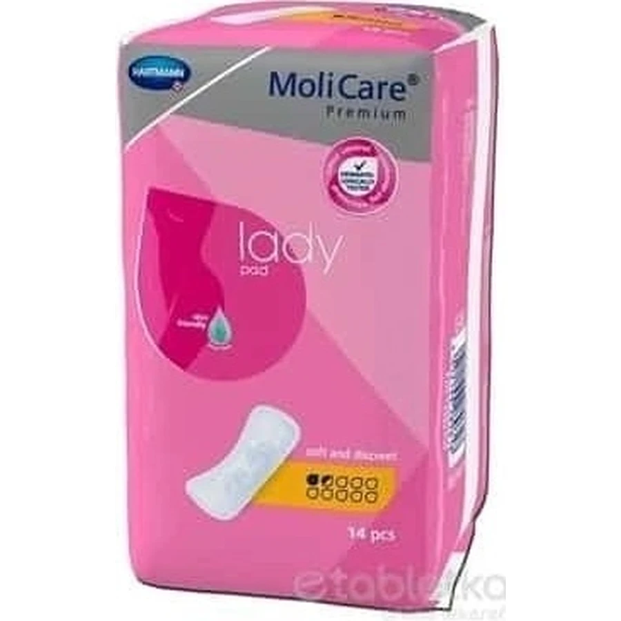 Hartmann MoliCare Premium жіночі прокладки 1,5 краплі 1×14 шт, прокладки від нетримання: ціни та характеристики