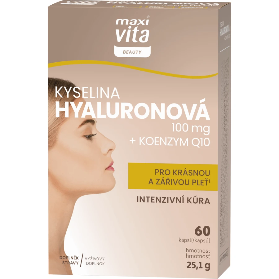 Maxi Vita Beauty Гиалуроновая кислота+коэнзим Q10, 60 капсул: цены и характеристики