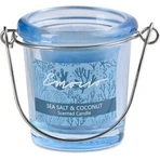 Emocio Glass Blue Sea salt & Coconut ароматическая свеча 1×1 шт, размер 49 x 66 мм: цены и характеристики