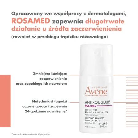 Avene Antirougeurs Rosamed, концентрат для стойких покраснений, 30 мл: цены и характеристики