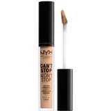NYX Professional Makeup Консилер для макіяжу Can't Stop Won't Stop - відтінок 07 Natural 3.5 мл