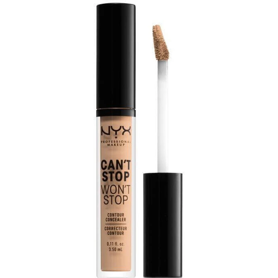 NYX Professional Makeup Консилер для макіяжу Can't Stop Won't Stop - відтінок 07 Natural 3.5 мл: ціни та характеристики