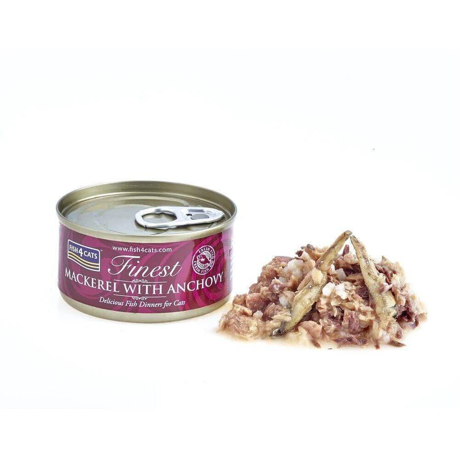 Fish4Cats Консервы для кошек Finest скумбрия с ановикамисом 70 г: цены и характеристики