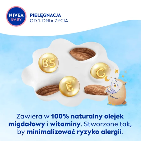 Зволожуючий молочко Nivea для немовлят перед сном, 200 мл: ціни та характеристики